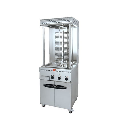 Electric Shawarma Machine with Cabinet