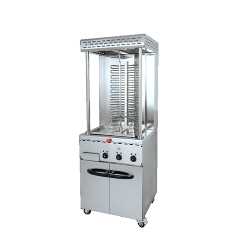 Electric Shawarma Machine with Cabinet