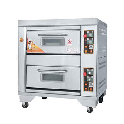 Gas Oven 2-Layers 2-Trays with stratified temperature control