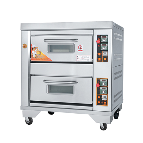 Gas Oven 2-Layers 2-Trays with stratified temperature control