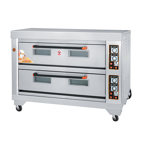 Gas Oven 2-Layers 6-Trays with stratified temperature control