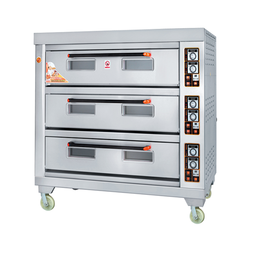 Gas Oven 3-Layers 9-Trays with stratified temperature control