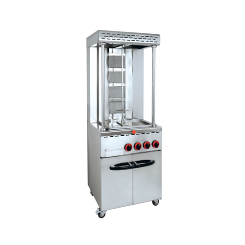 Gas Shawarma Machine with Cabinet