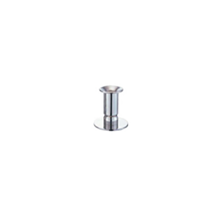 H85mm Stainless Steel Single Head Short Candle Holder