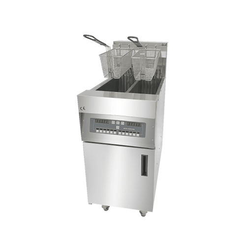 28L 2-Tank 2-Basket Electric Open Fryer