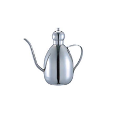 Luxury Drum Shaped Stainless Steel Oil & Vinegar Cruet