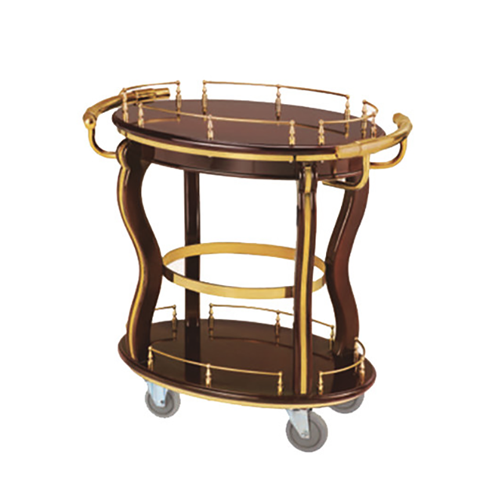 Luxury Oval Wine and Liquor Cart