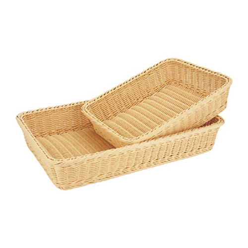 Oblong Polypropylene Rattan Basket