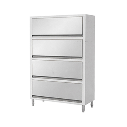 SS304 1.2m 4 Open Door Cabinet