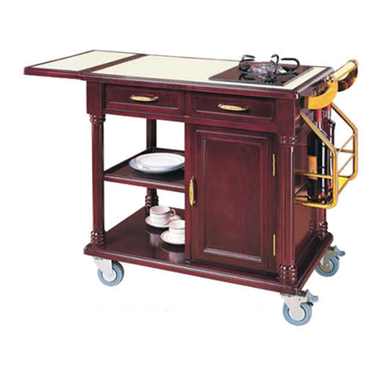 Single Head Cooking Cart With Stone