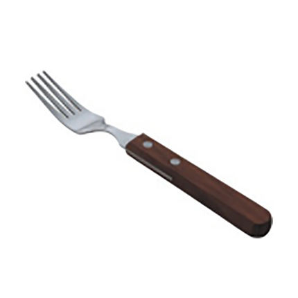 Stainless Steel Fork With Red Wooden Handle