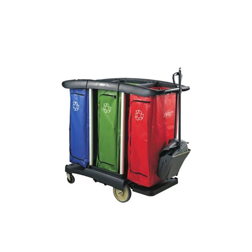 Triple Capacity Cleaning Cart