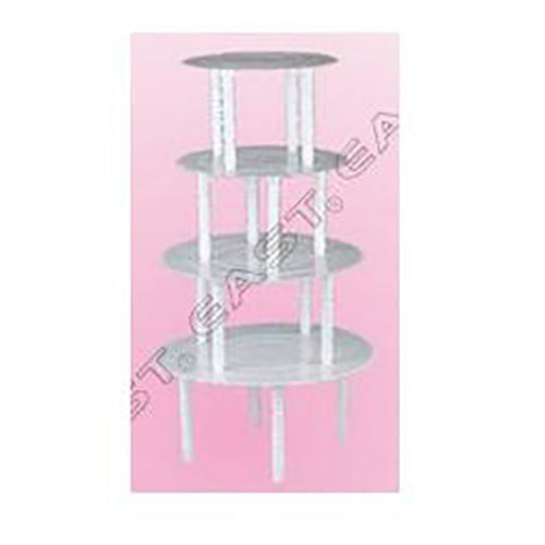 4 Tiers Plastic Cake Stand