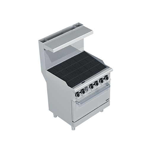 Max series 36＂ Gas Charbroiler With Oven