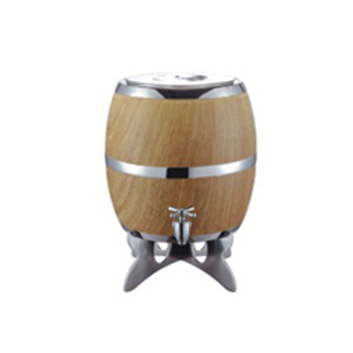 2L Stainless Steel Wood Grain Wine Bucket