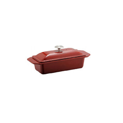 Oblong Cast Iron Food Pan With Cover