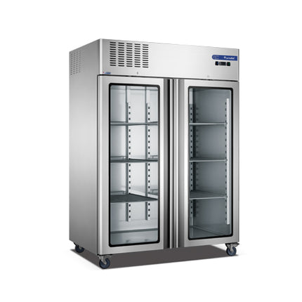 2 Glass Doors  Fancooling Upright Chiller