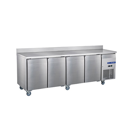 4 Doors Fancooling Undercounter Freezer with Backsplash