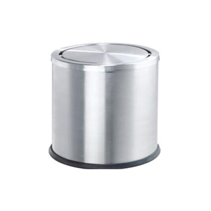 Stainless Steel Waste Bin with Swing Lid