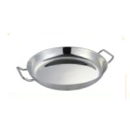 Stainless Steel Composite Bottom  Frying Pan With Double Ears